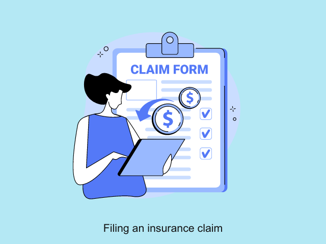 Filing an insurance claim