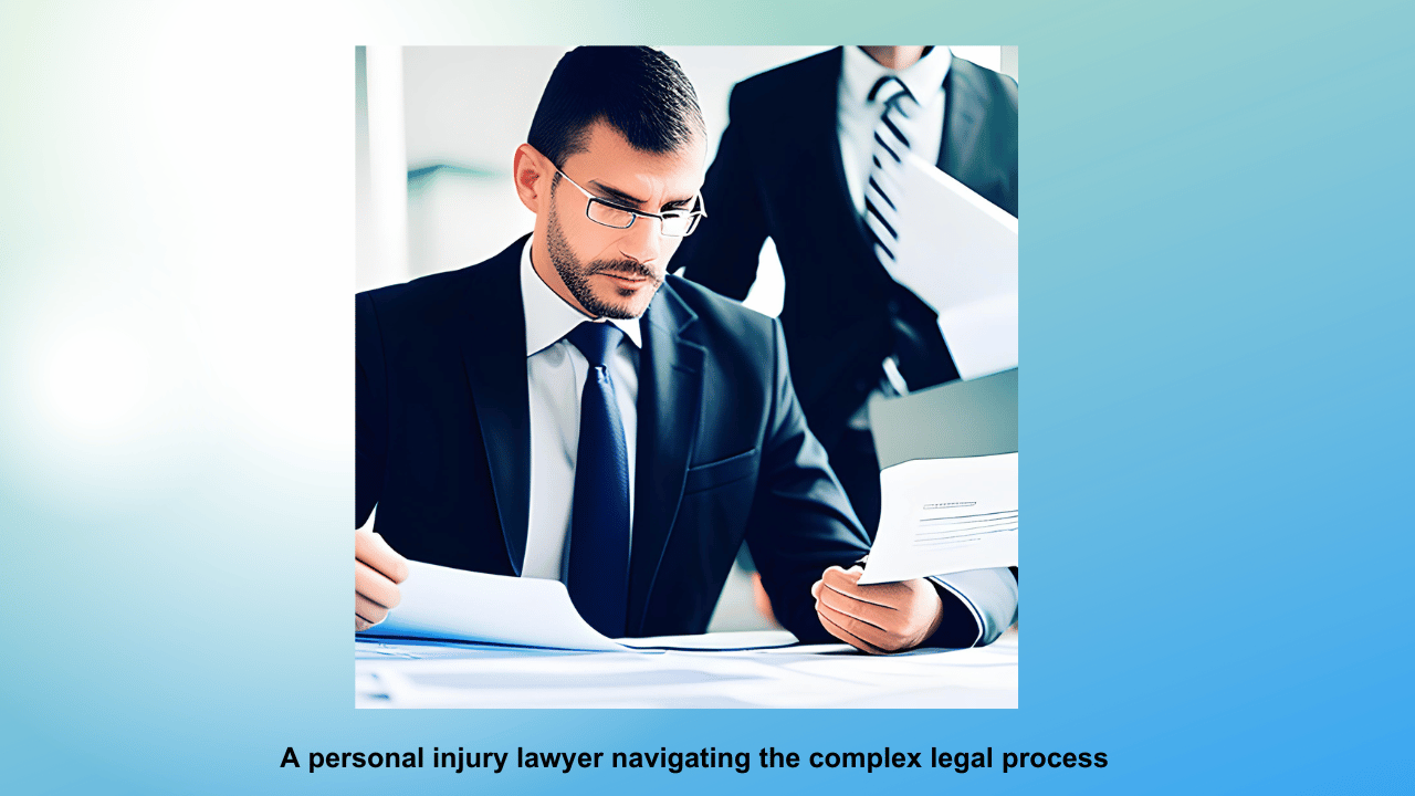                                       A personal injury lawyer navigating the complex legal process.