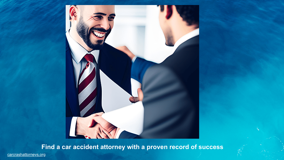 Find a car accident attorney with a proven record of success