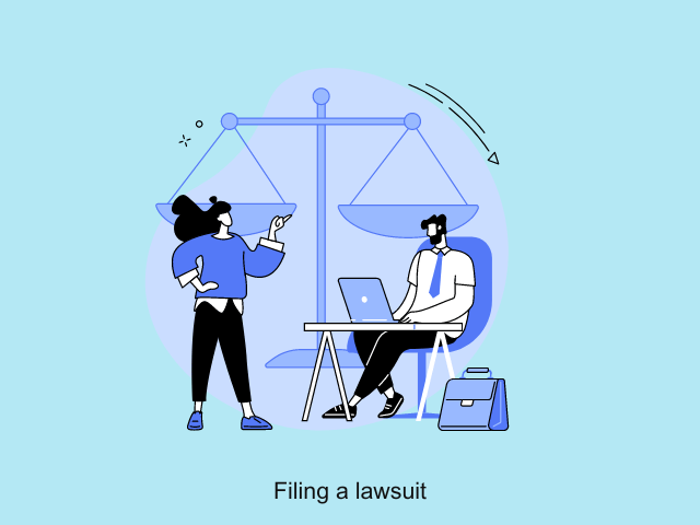 Filing a lawsuit