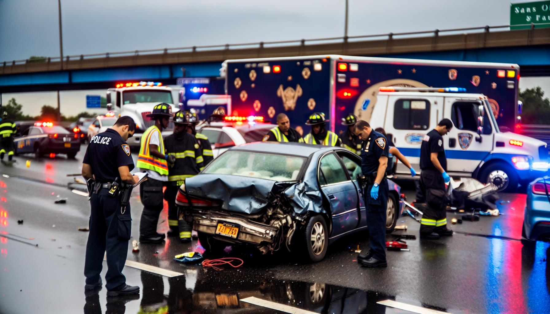 Car accident on Staten Island Expressway